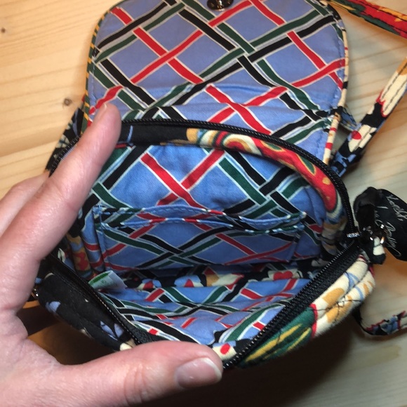 Vera Bradley EUC mini bohemian style fabric snap closure crossbody bag - Picture 4 of 6